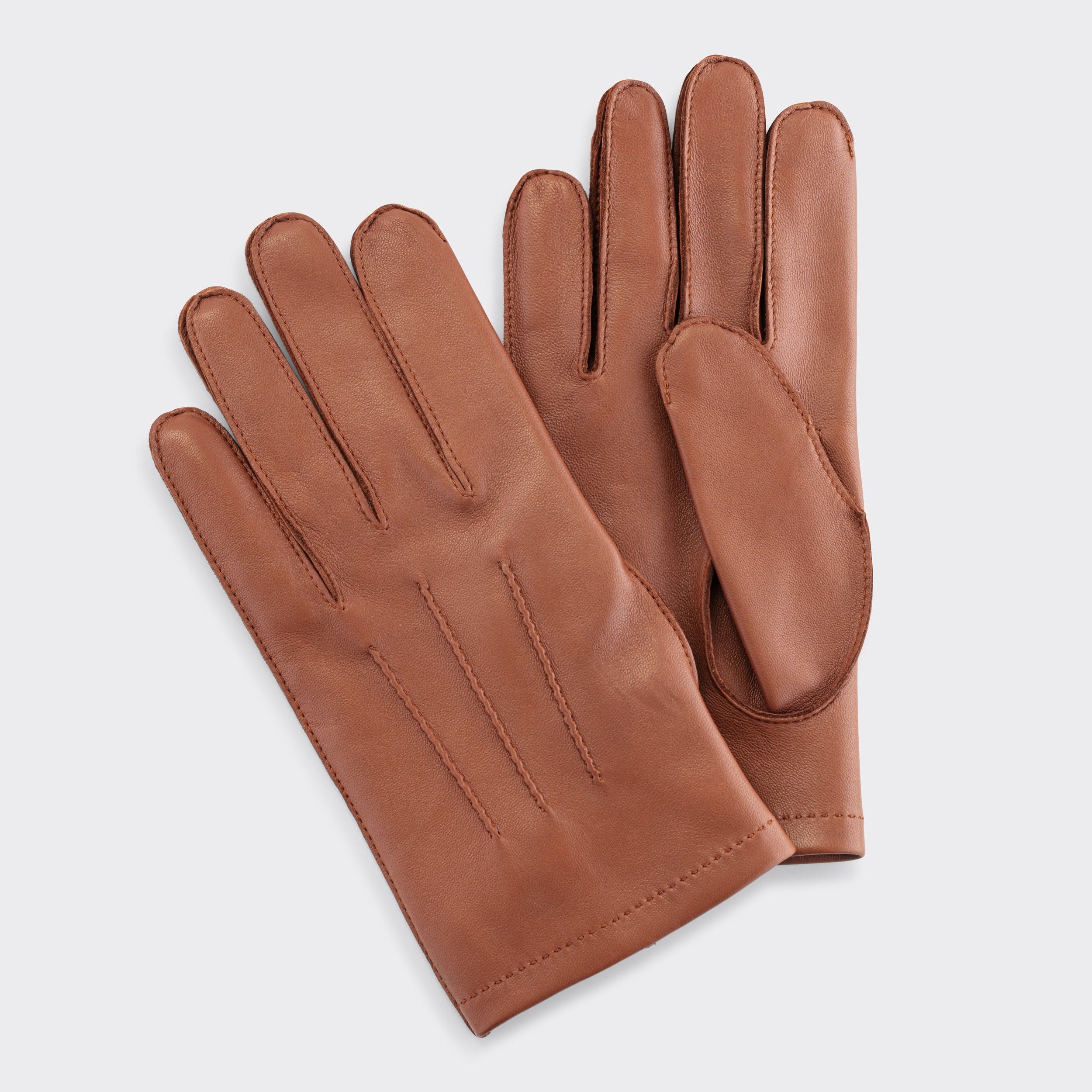 Yjdr Gants de Glace en Soie Minces d'été for Hommes Gants crème