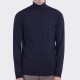 Merino Wool Turtleneck : Navy