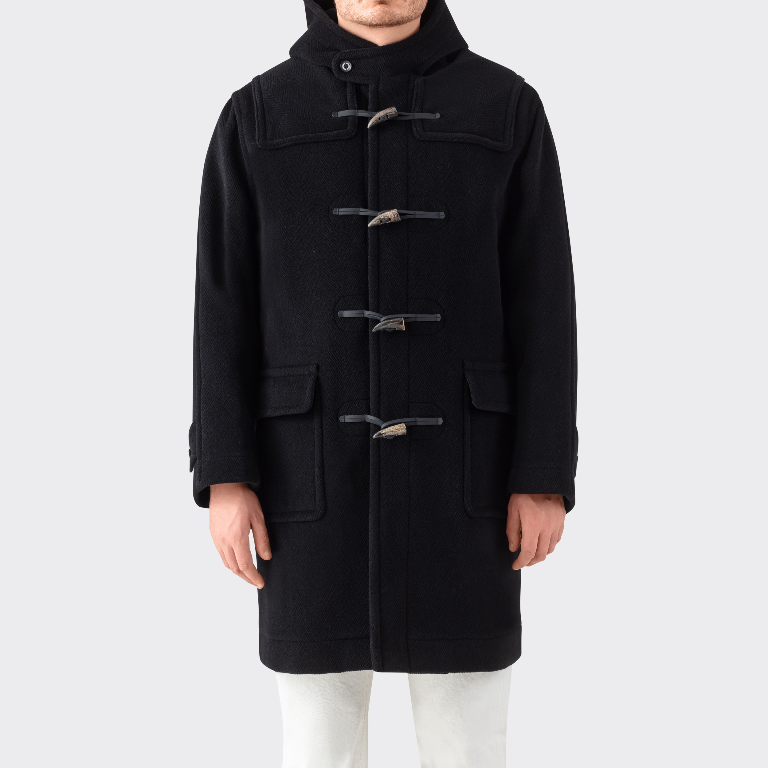 Invertère : Duffle Coat : Black