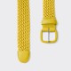 Ceinture Tressée : Jaune 