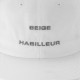 Casquette Baseball : Blanc/Gris Perle