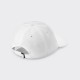 Casquette Baseball : Blanc/Gris Perle