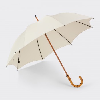 One-piece Whangee Umbrella : Ivory