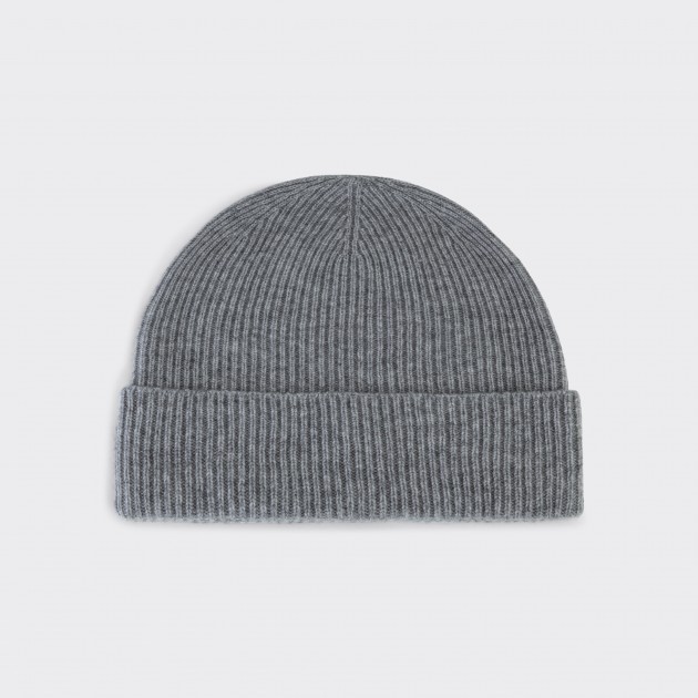 Cashmere Beanie : Grey 