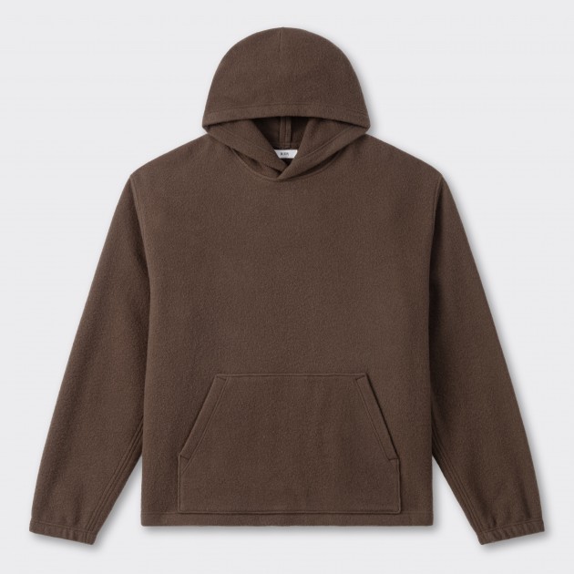 Hooded Wool Fleece : Castoro