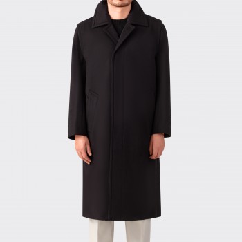 Loden Overcoat : Black