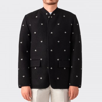 Veste Walker "City" en Laine : Noir