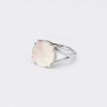 Bague : Nacre / Or Blanc 18ct