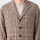 Teba Jacket Harris Tweed : Beige/Marron/Olive/Rouge Vermillon 