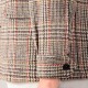 Teba Jacket Harris Tweed : Beige/Marron/Olive/Rouge Vermillon 