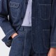 “JACKSON”  Denim Jacket : Navy