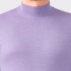 Mock Neck Merino Wool : Lilac