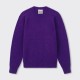 Brushed Wool Crewneck Knit : Purple