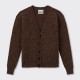 Only for BEIGE | Brushed Wool Cardigan : Mottled Brown