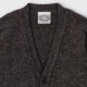 Only for BEIGE | Brushed Wool Cardigan : Mottled Brown