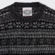 Pull Fair Isle Peigné : Gris Foncé