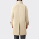 Grenfell : Gabardine Raglan Overcoat : Stone