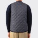 Quilted Vest : Navy