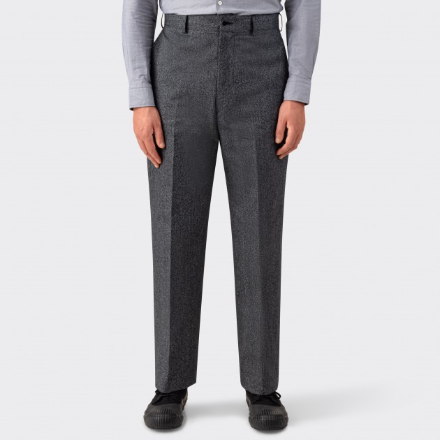 1963 Heather Chambray Trousers : Grey