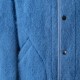 “Contour” Wool & Mohair Jacket : Woad Blue