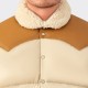 Doudoune « Christy » Col Shearling : Beige