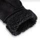 Shearling Gloves : Black