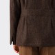 Mod.4-A2 “Tropical Officer” Tweed Jacket : Brown