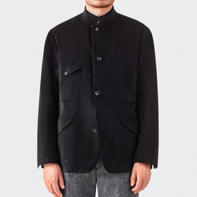 Mod.4-A2 “Tropical Officer” Wale Corduroy Jacket : Black