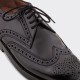 Cordovan Full Brogue “Rio” Derby Shoes : Black