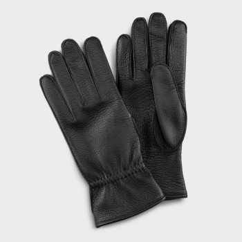 Deerskin Worker Gloves : Black