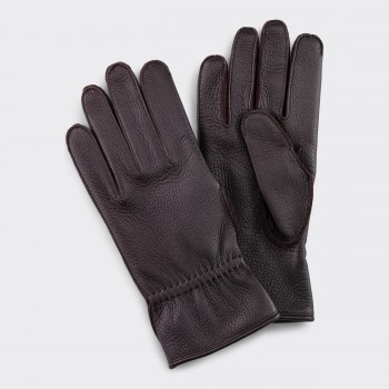 Deerskin Worker Gloves : Brown