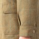 Windowpane Tweed Teba Jacket : Olive/Turquoise