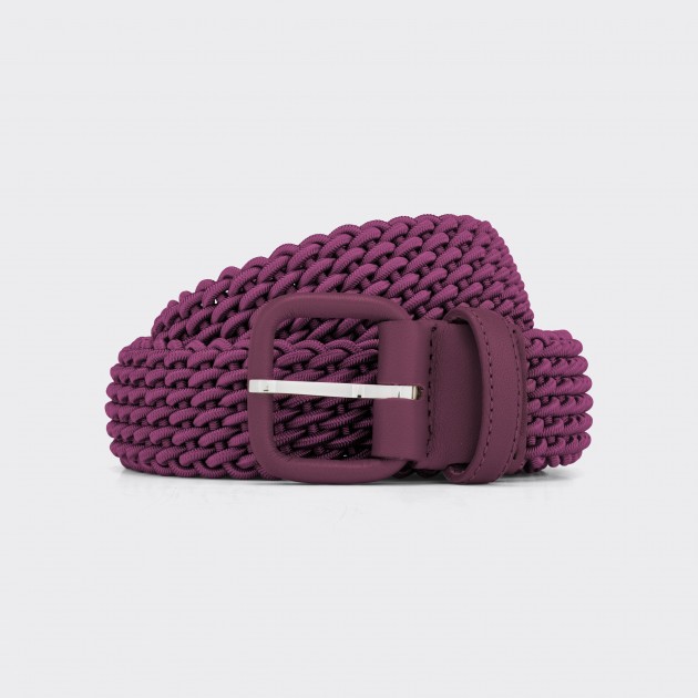 Ceinture Tressée : Violet