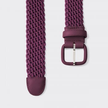 Ceinture Tressée : Violet