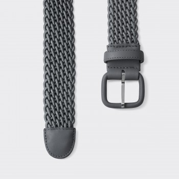 Ceinture Tressée : Gris