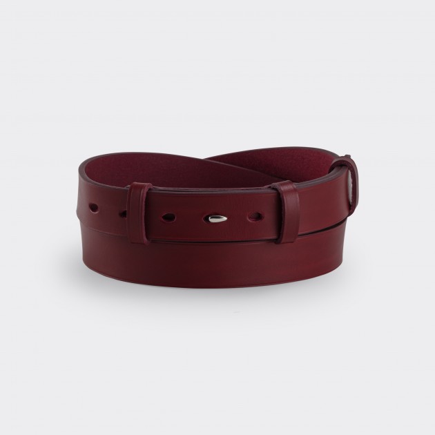 Only for BEIGE : Architect Belt : Carmin Red