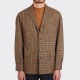 Teba Jacket Carreaux en Flanelle «  Fox  » : Marron/Vert