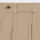 Pantalon à Pinces en Gabardine : Beige