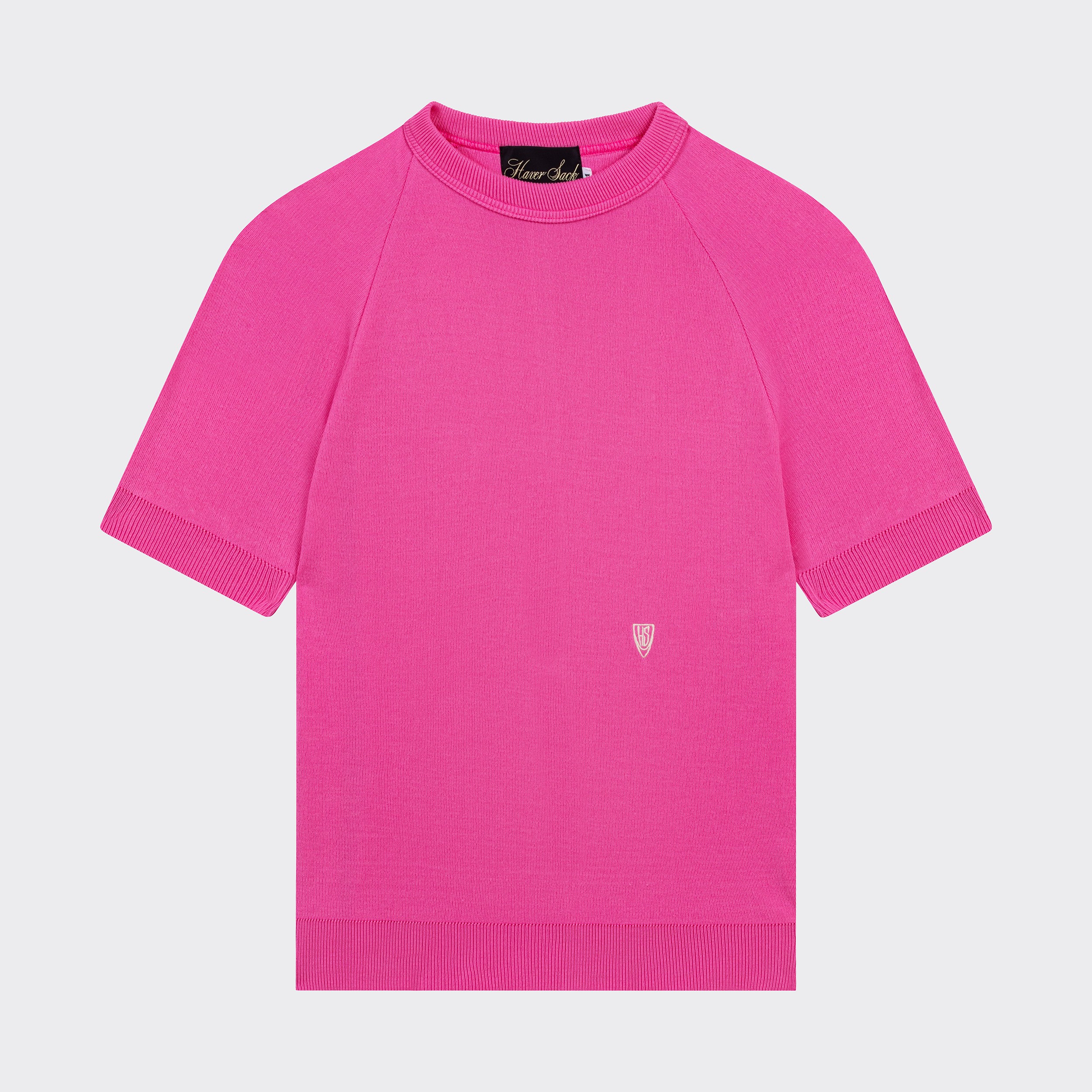 pink short sleeve sweatshirt