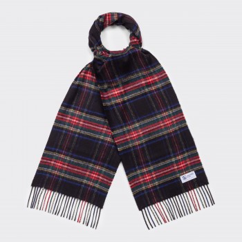 Écharpe Cachemire Tartan : Black Stewart