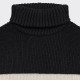 Submariner Roll Neck : Black/Écru