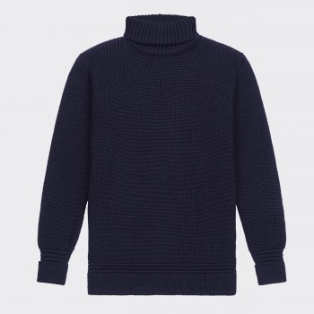 Submariner Roll Neck : Navy 